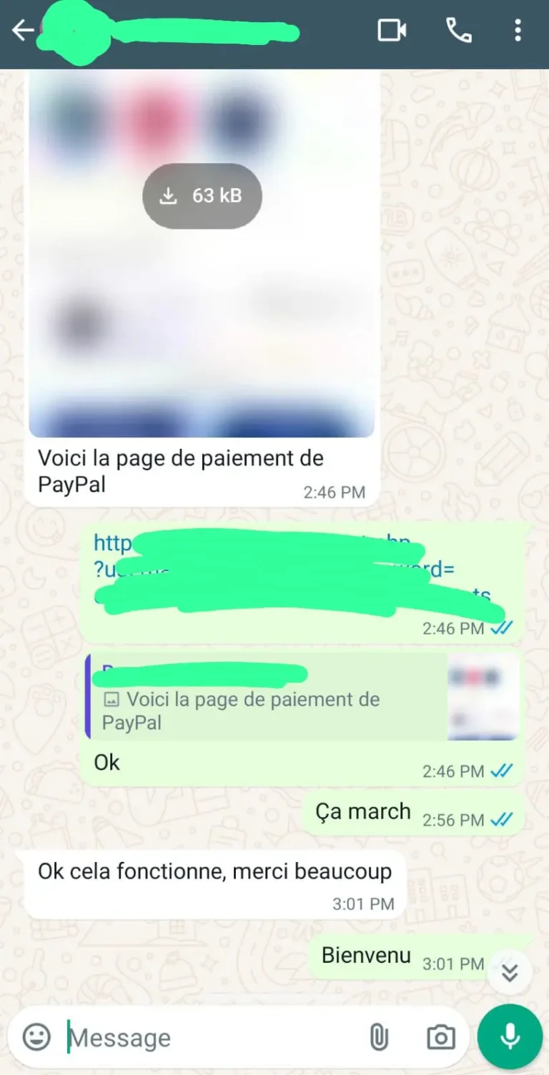 Avis client WhatsApp sur abonnement IPTV