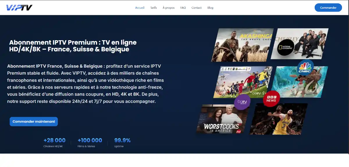 VIPTV abonnement IPTV premium France